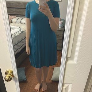 Blue Old Navy Swing Dress